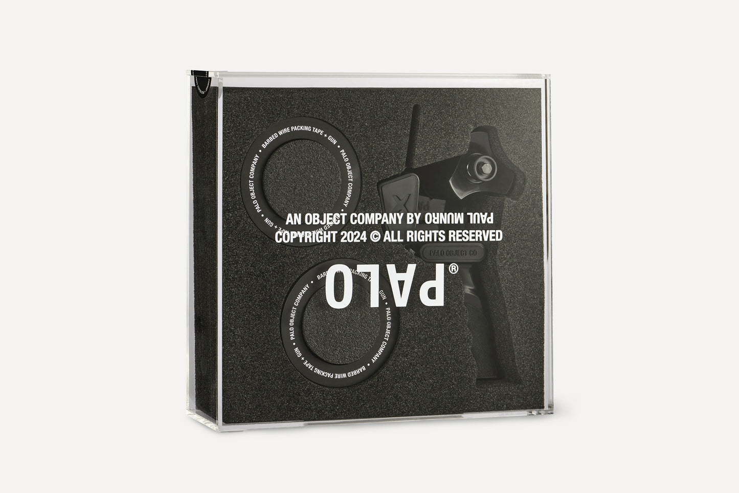 BARBED WIRE PACKING TAPE + GUN