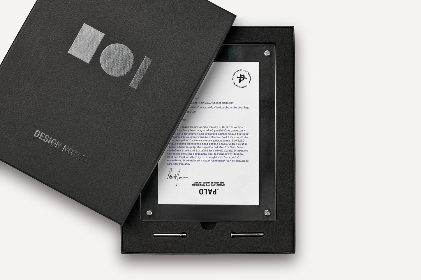 DESIGN NOTES: S BOTTLE OPENER